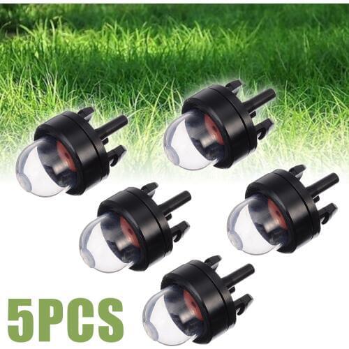 Mayitr 5pcs Petrol Snap in Fuel Primer Bulb Pump For Chainsaw Carburetor Replacement Parts