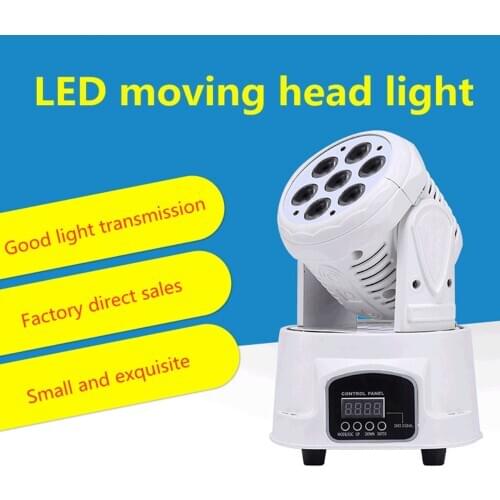 Mini moving head wash light 7 x 10watt QUAD LEDs DJ Lighting