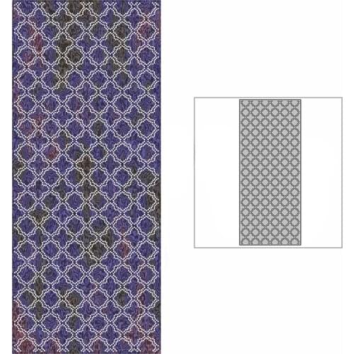 New Slim Spotted Floral Button Background Plate Craft Embossing Mold 2021 Metal Cutting Dies for Scrapbooking Album Card Making