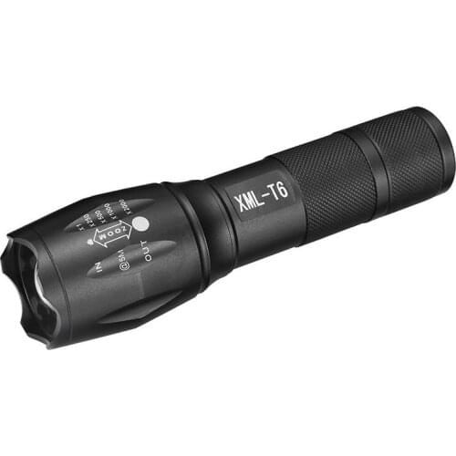 T6 USB ReChargeable Waterproof Outdoor Camping Tactical Flash Light Retractable Flashlight Light Aluminum Alloy Portable Torch