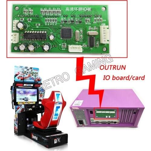 IO board / steering motor driver for Arcade Outrun Driving Car Racing Simulator Game Motherboard Game Consol Machinee Kits