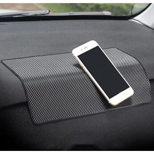 Rectangular Car Dashboard Mobile Phone Tablet Anti-slip Mat Heat Resistant Ornaments Place PVC Pad