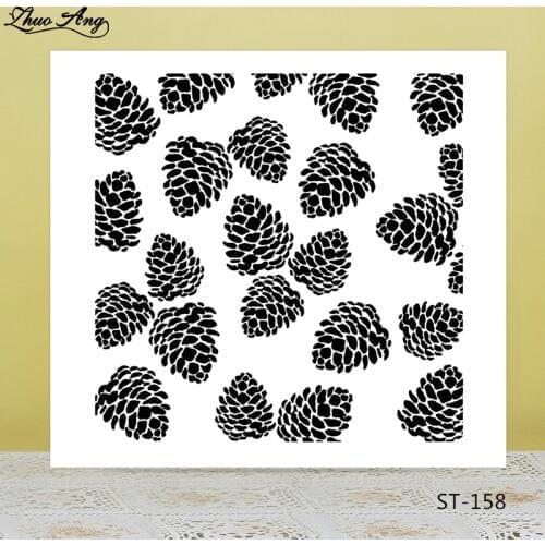 ZhuoAng Pineal Fruit Nut style Clear Stamps/Seal For DIY Scrapbooking/Card Making/Album Decorative Silicon Stamp Crafts