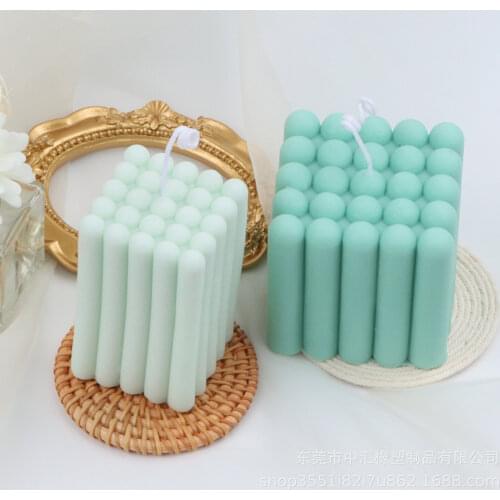 Finger Rubiks Cube Silicone Candle Mold for Handmade Home Desktop Decoration Gypsum Aromatherapy Candle Silicone Mould