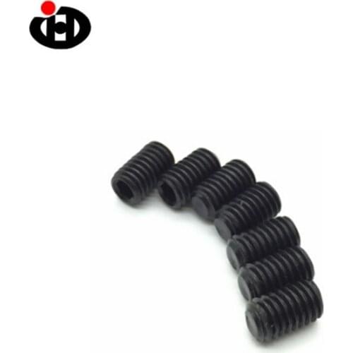 JINGHONG M10*8-50 GR 4.8 din 913 Black Inches Grub Screws 100PCS