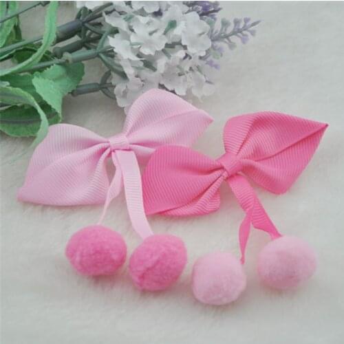 10pcs Mix Lovely Grosgrian Ribbon Bows Flower Rose Appliques 75x60mm B177