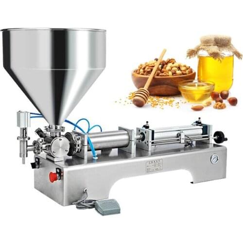 110V 220V Filler Shampoo Lotion Cream Honey Juice Sauce Jam Gel Filler Paste Filling Machine Pneumatic Piston Filling Machine