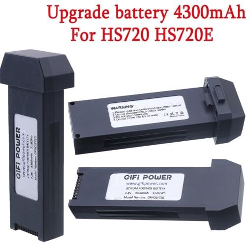 7.4V 4300mah Lithium Battery Upgrade battery for HS720 HS720E Quadcopter Accessories Remote Control Drone Battery spare parts