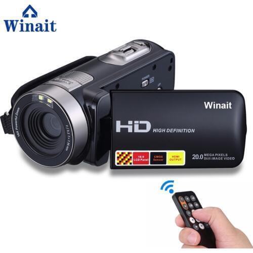 Freeshipping 2017 High Definition Digital Video Camcorder with Night Vision 16X Digital Zoom 24MP Video Camera Professional