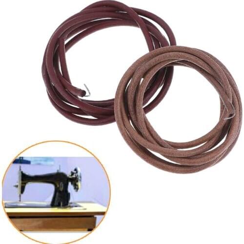 Leather Belt Treadle Parts With Hook For Singer Sewing Machine 3/16" 5mm Household Sewing Machines Accessory 72" 183 cm
