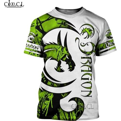 HX Newest Newest Tattoo and Dungeon Dragon Men Women Tshirt 3D Print Summer Harajuku Hip Hop Streetwear Pullover Drop Shipping