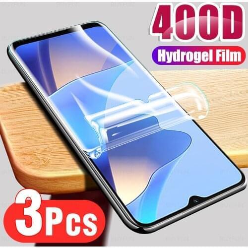 3Pcs Hydrogel Front Film Not Glass For Oppo A16 6.52" OppoA16 a A 16 Transparent Clear Protective Phone Screen Full Cover Film