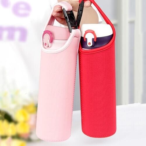 Hot Sale 5 Colors Cloth Thermos Cup Bag Water Bottles Cover Sleeve Carrier Warm Heat Insulation Water Bottle Bags Flessenzakken