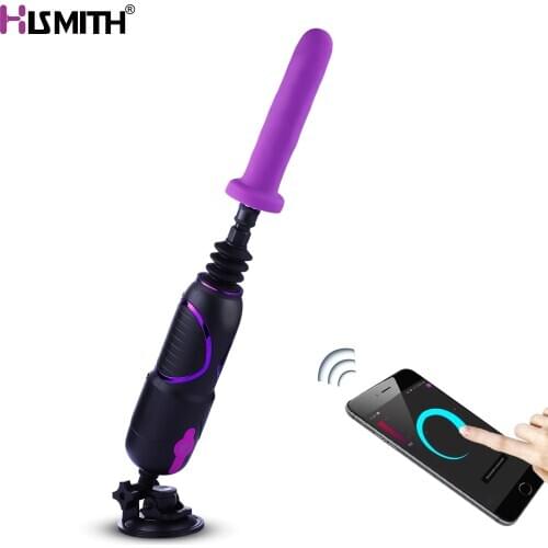 HISMITH APP Intelligent Remote Control Pro Traveler 2.0 Sex Machine Super Power Sucking 3 Kind Thrusting Dildo 8 Speeds vibrator