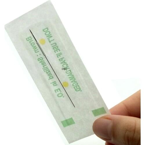 3RL 100pcs PMU Needles Traditional Needle R3 Disposable Sterilized Professional Tattoo Needle 3RL for Tattoo Eyebrow Machine