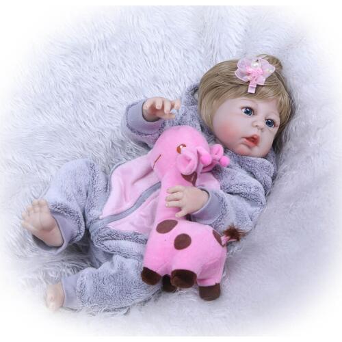 Bebes Reborn doll 57CM Full Body silicone doll Girl Reborn Baby Doll Bath Toy Lifelike Newborn Princess victoria Bonecas Menina