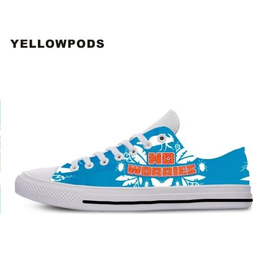 Mens Shoes Casual New Brand Comfortable Men Women NO WORRIES Lightweight Shoes Print Your Picture Customized White Brand Shoes