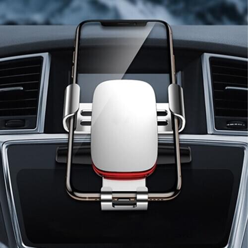 Metal Gravity Car Mount CD Slot Car Phone Holder Adjustable Aluminum alloy For iPhone Samsung Mobile Cell Phone