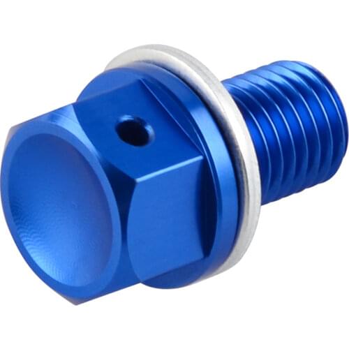 Magnetic Oil Drain Plug Bolt For YAMAHA YZ WR 125 250F 450F ATV YFM350 600 YFZ450 Rhino 450 700 V Star 950 1300 XVS13