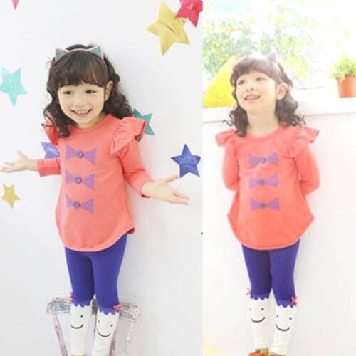 New Childrens Clothing Spring Childrens Suits Lovely Girls' Home Wear Long Sleeves Two Sets of Childrens Clothes