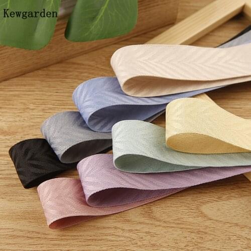 Kewgarden Wholesale Wave Pattern Polyester Cotton Ribbon 1" 1-1/2" 5/8" 16 25 40mm DIY Hairbow Accessories Handmade Tape 20 Yard