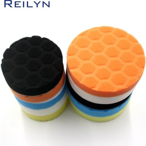 34567inch sponge polishing pad car polishing disc for DA machine 5pcs/set polishing pad