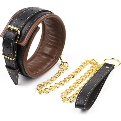 Adjustable Sex Collar with Leash Chain Harness Bondage Erotic Accessories Pu Leather Slut Collar Pet Play Bdsm Set Lingerie Hot