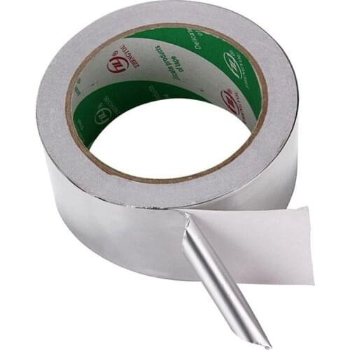 Thicken Pure Aluminum Foil Tape 60mm Radiation-resistant and Heat-resistant Waterproof Strong Adhesive Tape For Pipe