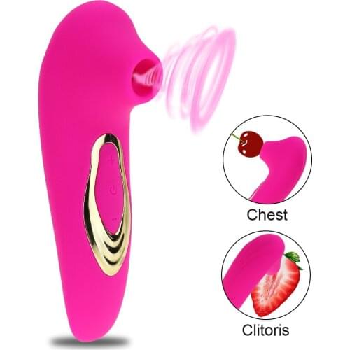 Clit Sucker Vagina Sucking Vibrator Clitoris Stimulator Blowjob Oral Nipple Licking Sex Toy for Women Masturbator Erotic Product