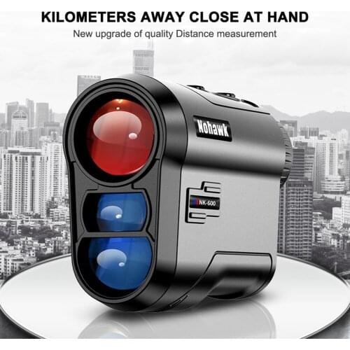 6000m 1000m Laser Rangefinder for GOLF Hunting USB Charging Waterproof Range Finder with Flag Pole Locking Vibration Distance