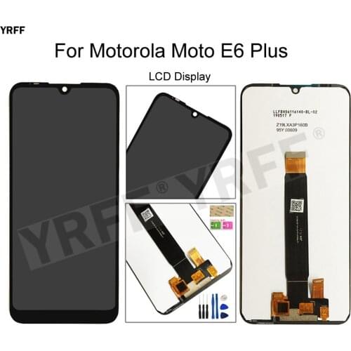 6.1'' E6Plus LCD Screens For Motorola Moto E6 Plus LCD Display Touch Screen Digitizer Assembly Phone Repair Sets
