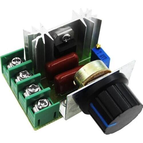 10pcs AC 220V 2000W SCR Voltage Regulator Dimming Dimmers Speed Controller Thermostat