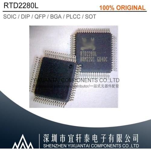 10pcs/lot 50pcs/lot 100pcs/lot Free shipping original RTD2280L RTD2280 QFP128