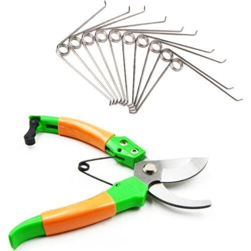 10Pcs V Shape Steel Compression Spring Gardening Scissors Accessories Tool