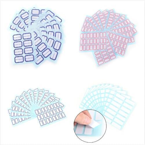 12sheets/pack Smooth Die-cut Blank Stickers Can Be Used On Almost Any Clean Solid Surface White Sticker Paper