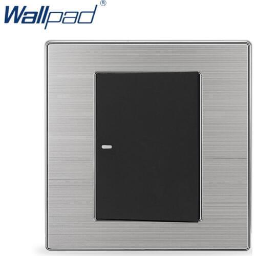 Hot Sale 1 Gang Intermediate 3 Way Wallpad Luxury Wall Light Switch Interrupteur 10A AC 110~250V