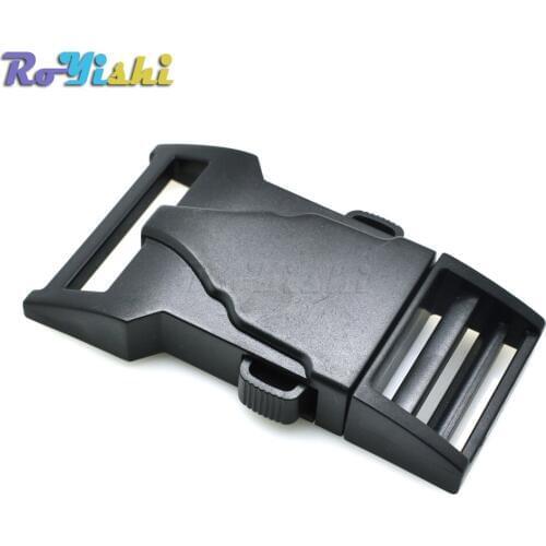 25pcs/pack 1"x1-1/4" Webbing Plastic Side Release Buckle for Travel Student Leisure Bag