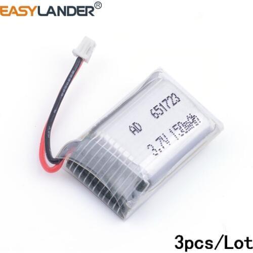 3pcs /Lot 3.7v lithium Li ion polymer rechargeable battery For 3D glasses Smart watch Sports bracelet