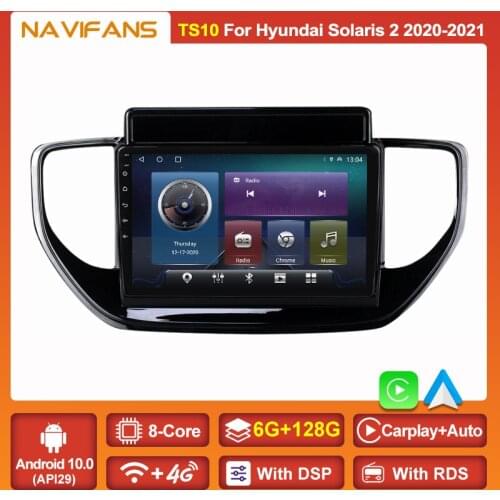 4G Lte Android11 For Hyundai Solaris 2 Accent Ii 2020 2021 Car Multimedia GPS Radio Stereo Auto Dvd Speler Navigation WIFI BT5.0