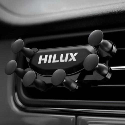 Car Mobile Phone Holder Air Vent Mount Stand Cell Phone Holder for Toyota Hilux surf vigo revo 2017 2018 Accessories