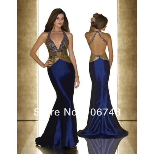 Free shipping 2016 best seller new style best seiier Sexy bride wedding Custom size crystal beading prom dress