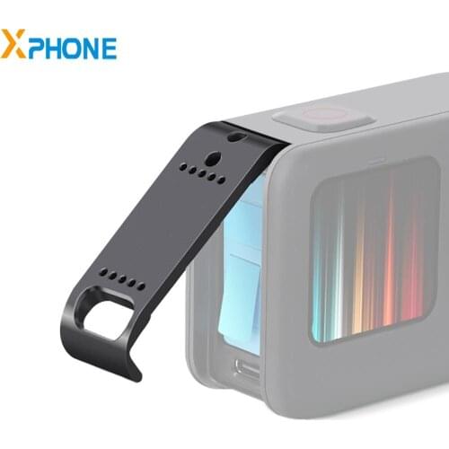 PULUZ Battery Case for Gopro Hero 9 Black ABS Plastic Battery Side Interface Cover for GoPro HERO9 Black