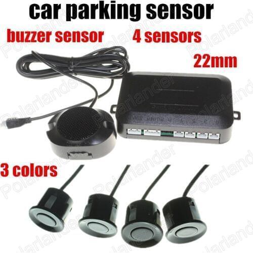 Buzzer Sensor 4 Sensors 3 Colors Car Parking Sensor switch 22mm 12V Reverse Sound Alarm Indicator System high quality