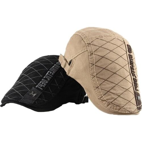 Men Seasons Letter Embroidery Retro Berets Cap Women Sun Hat Newsboy Detective Waiter Chef Restaurant Worker Painter Gorra