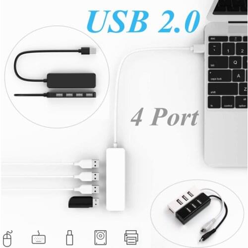 5 types USB 2.0 4-port Hub Multifunctional Docking Station Mini High Speed For Laptop PC Computer