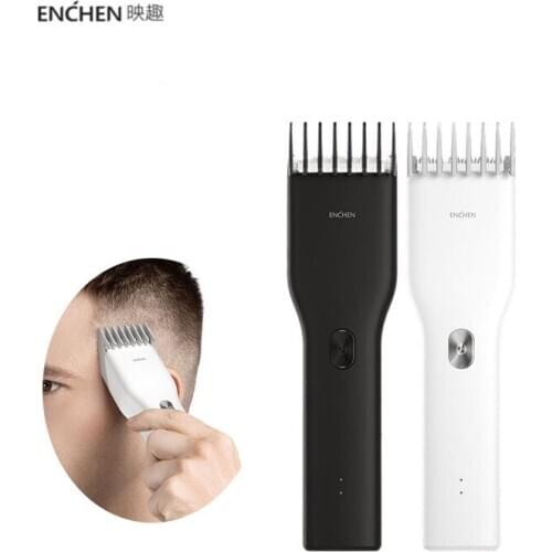 2020 Enchen Boost USB Electric Hair Clipper Two Speed Ceramic Cutter Fast Charging Hair Trimmer for Children Adult