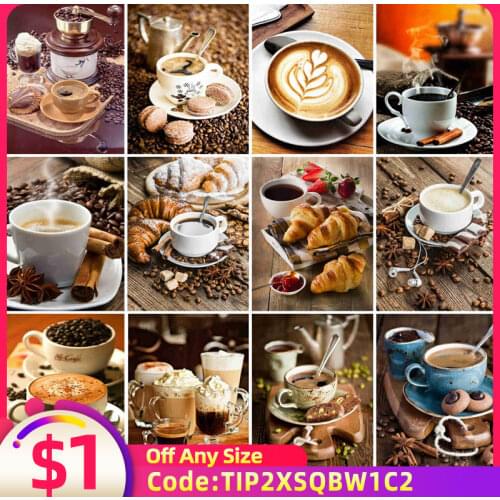 EverShine Diamond Painting New Arrivals Kitchen Diamond Embroidery Picture Rhinestones Bread Cross Stitch Home Decoration