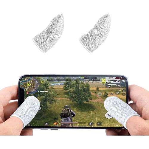 Gaming Finger Sleeve Game Controller Sweatproof Gloves Breathable Fingertips For Mobile Games Touch Screen Finger Cots Cover
