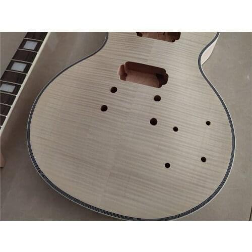 Best 1 Set DIY Electric Guitar Kit Mahogany Body And Neck