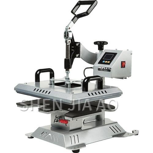 1400W Magnetic Multifunction Thermal Printing Machine 29*38cm Socks Canvas Shoes LOGO Hot Stamping Machine Flat Printing Machine